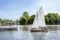 Want a sailing trip in the middle of the city? No problem on the Alster