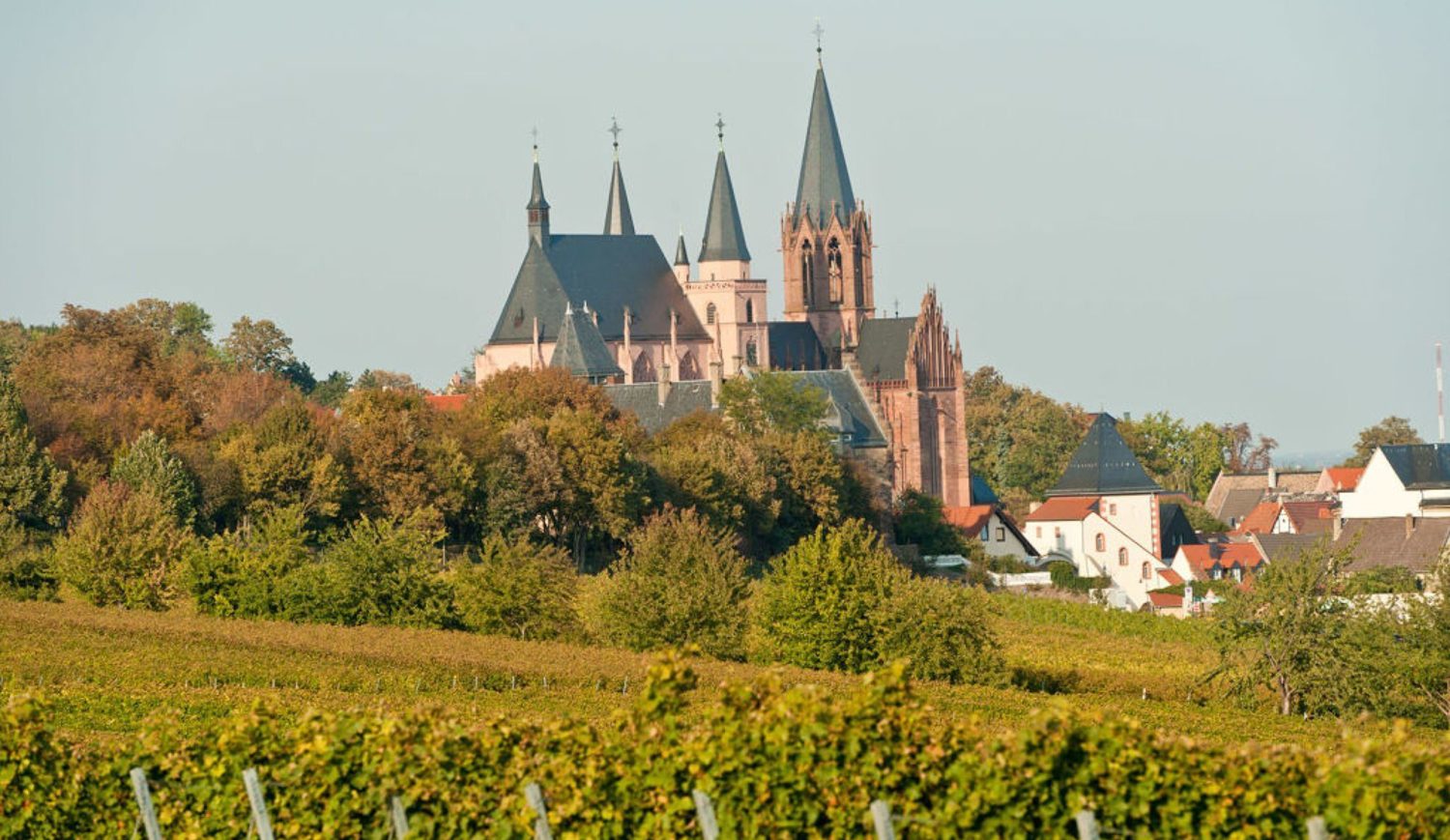 St. Catherine's Church in Oppenheim, one of the most important Gothic churches on the Rhine