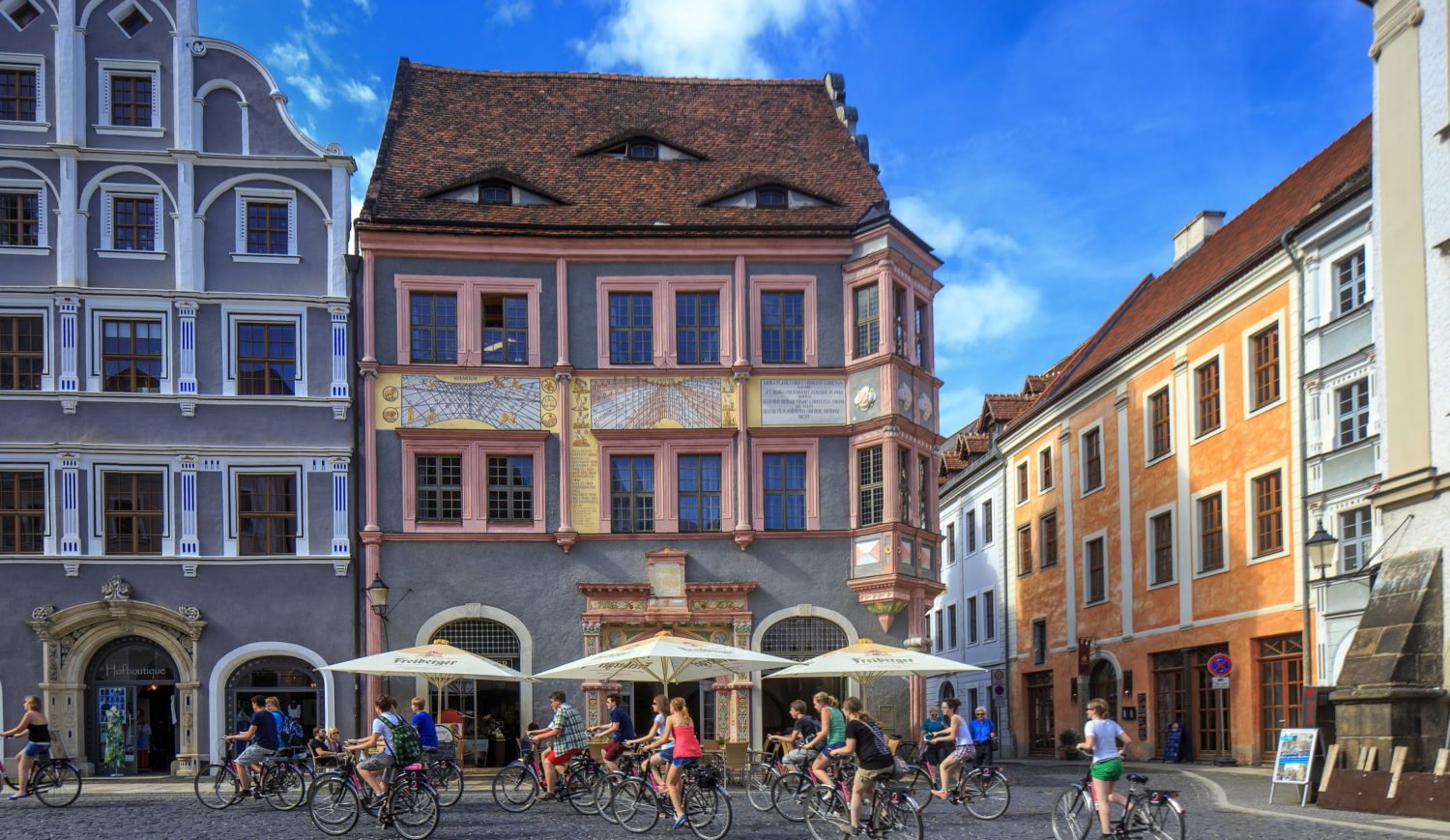 You can also get through the center of Görlitz by bike © RainerWeisflog