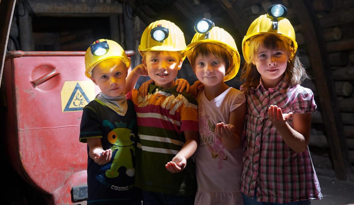 In the Oelsnitz Mining Museum, the little ones go in search of the "black diamonds" © Gregor Lorenz
