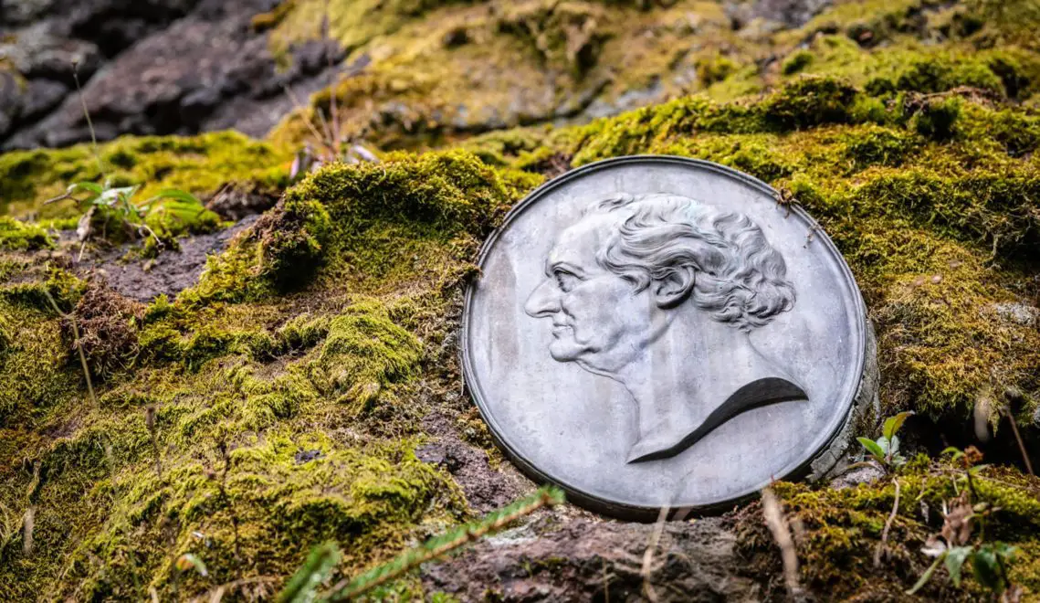 Alles Goethe auf dem Goethewanderweg am Schwalbenstein © Dominik Ketz