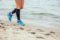 Sometimes Anne jogs barefoot through the surf. Today it's too cold for that © TMV/Tiemann