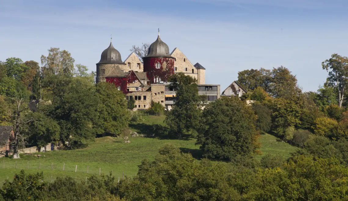 View of the Sababurg in northern Hesse