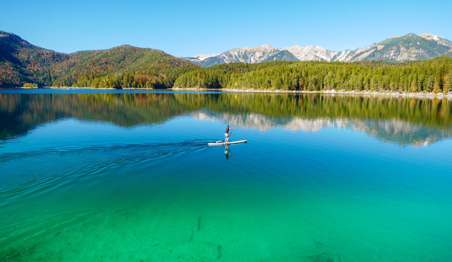 Unique - the green and turquoise tones of Lake Eibsee