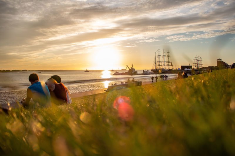 Quiet spot: The dikes around Bremerhaven are true places of longing to relax and enjoy © Danny - stock.adobe.com