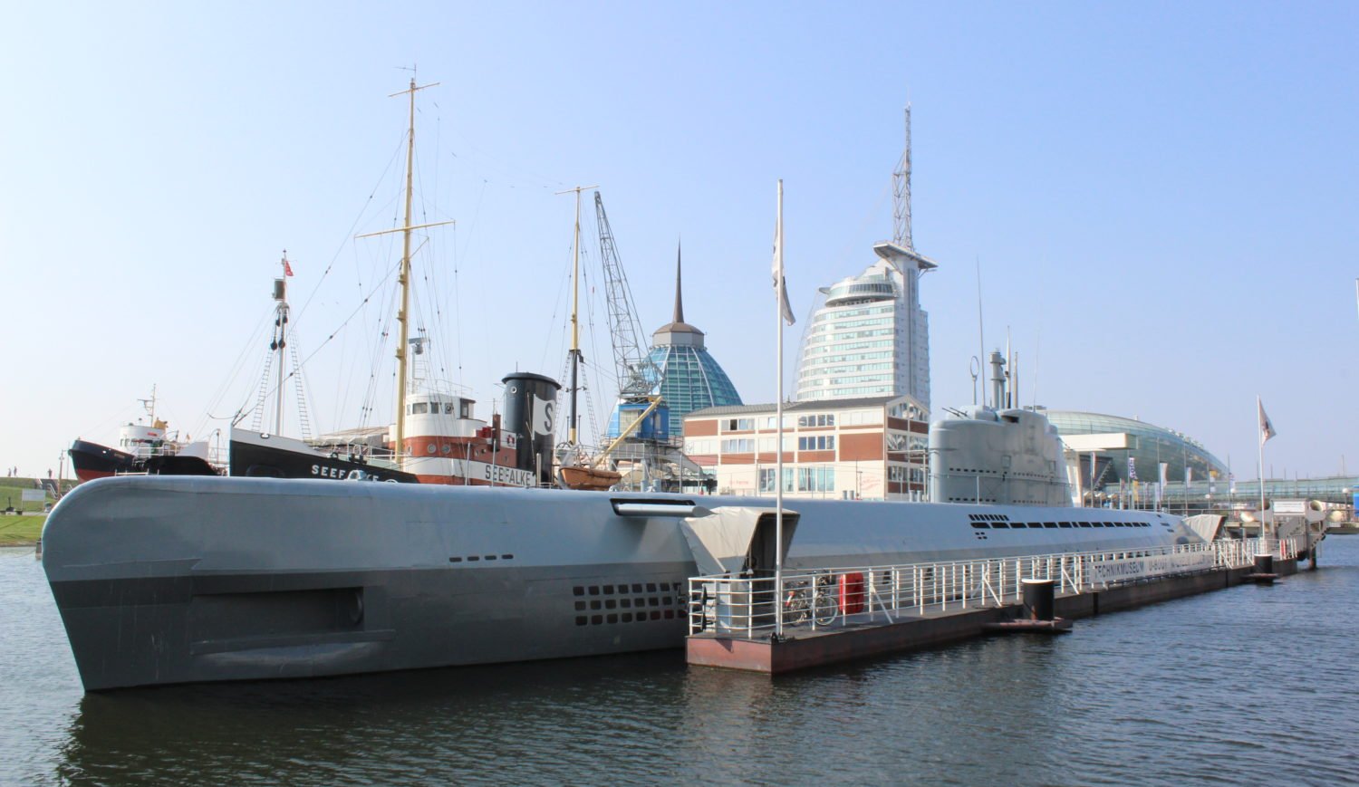 In the middle of Bremerhaven's museum harbor lies the Wilhelm Bauer: a submarine that was built during World War II but never saw wartime action