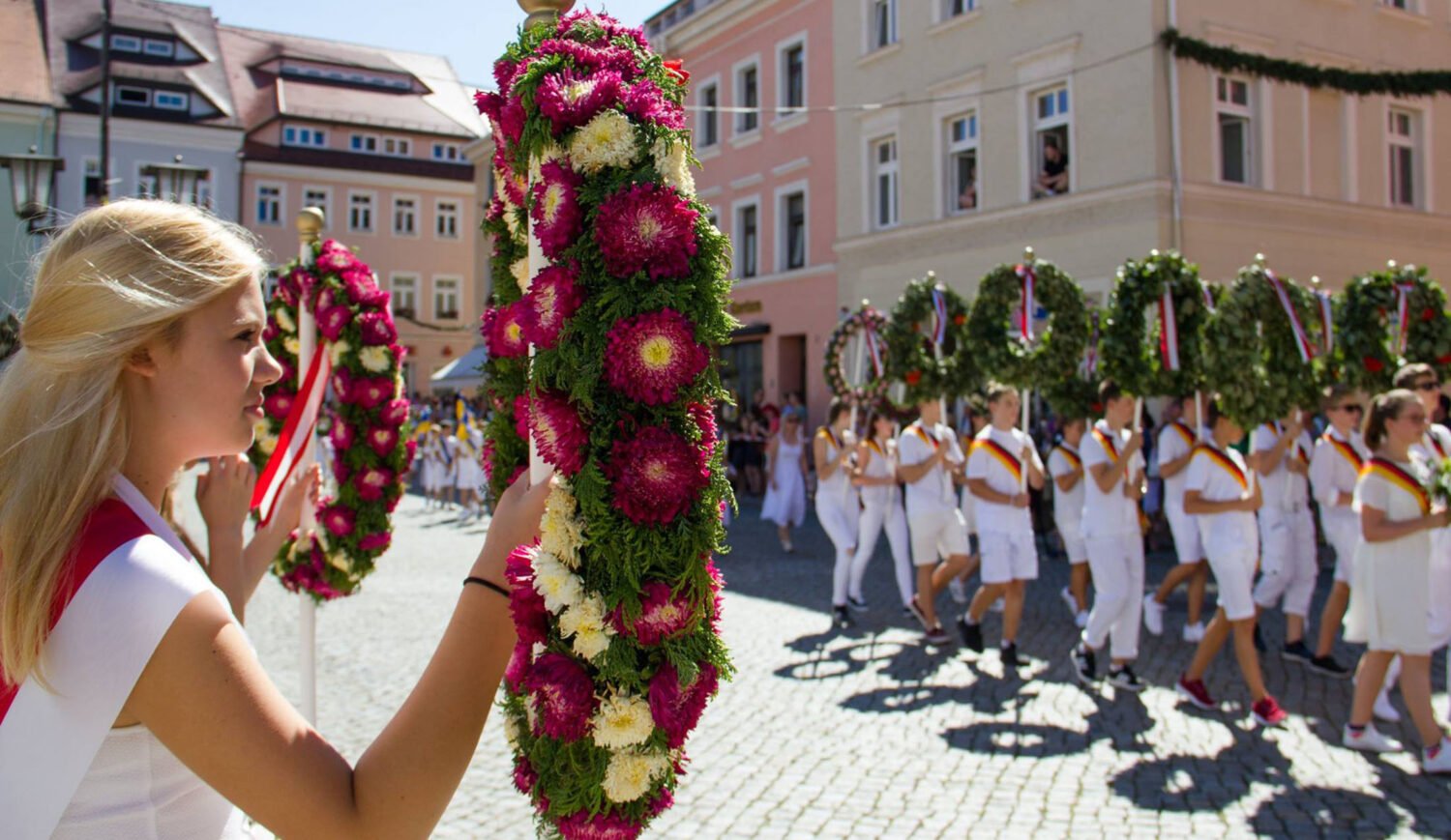 During the Kamenz Forest Festival, the Kamenz Forest turns into one big celebration area