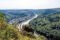 The spectacular view from Vogelfelsen into the Saar Valley is the highlight of the Saarhölzbachpfad dream trail