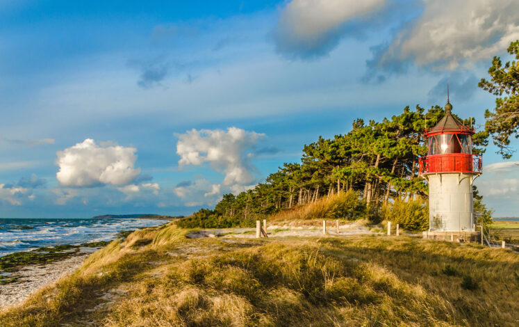 Hiddensee Island off the west coast of Rügen is also one of the most beautiful islands in the Baltic Sea