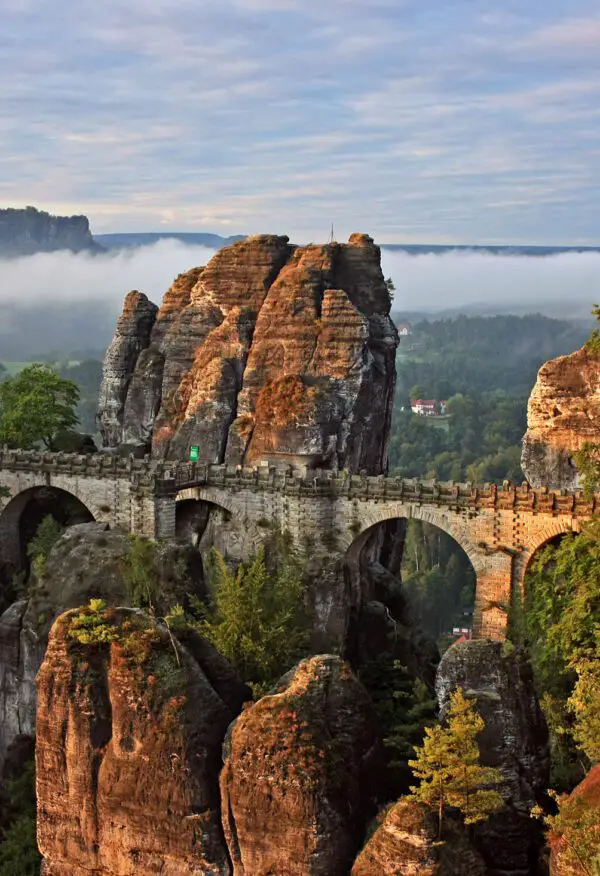 The Bastei is the landmark of Saxon Switzerland © Ole Jensen - stock.adobe.com