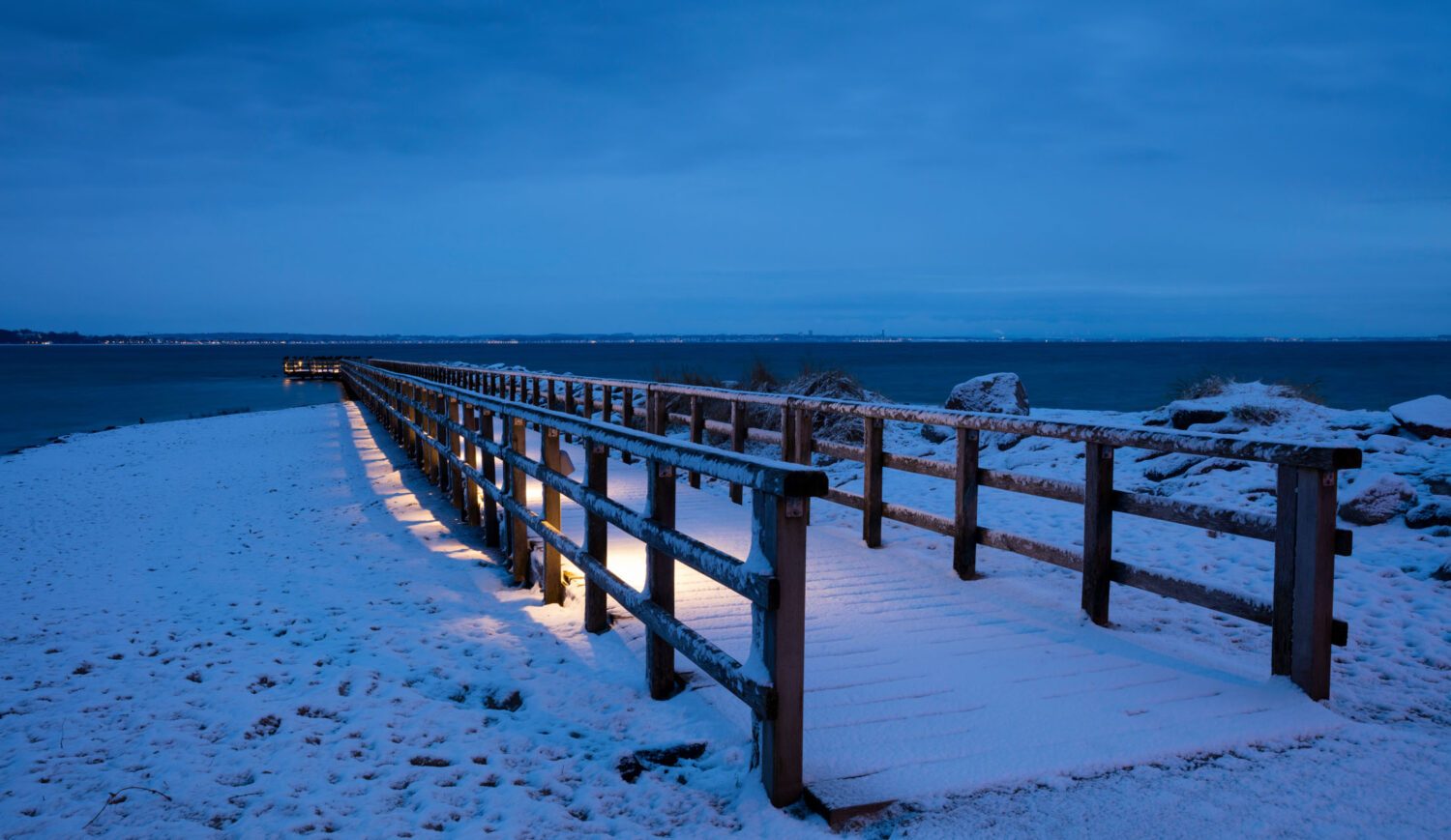 Snow is rather rare in Timmendorfer Strand, but when it has snowed, the atmosphere is particularly enchanting © lichtbildmaster - stock.adobe.com