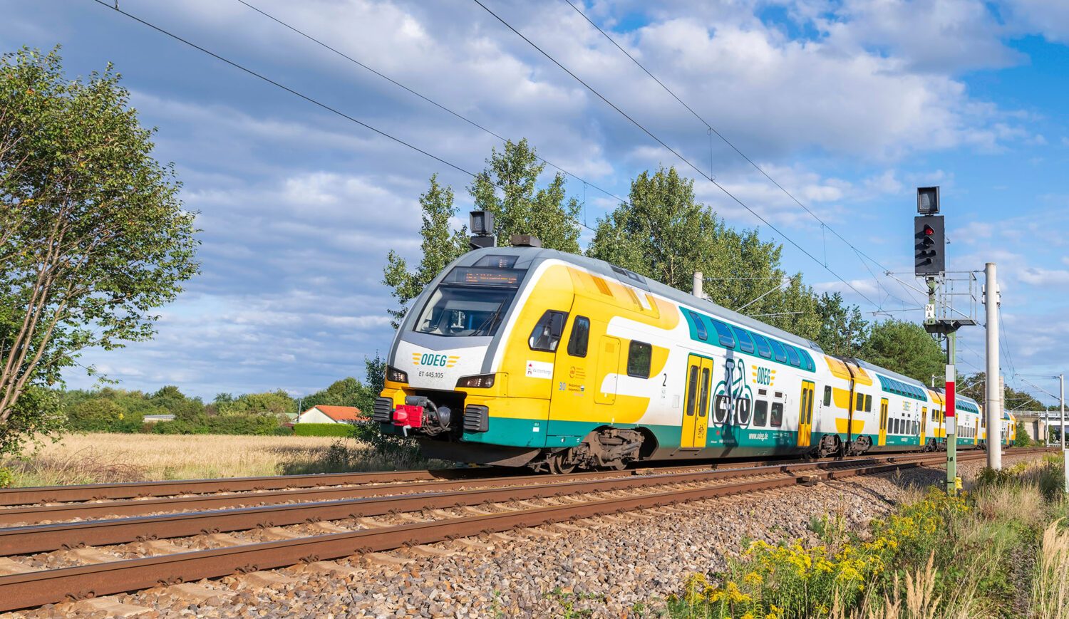Auch private Regionalbahnen wie die ODEG sind mit dem 9-Euro-Ticket nutzbar. Die Ostdeutsche Eisenbahn GmbH ist in den Bundesländern Mecklenburg-Vorpommern, Brandenburg, Berlin, Sachsen-Anhalt und Sachsen auf der Schiene unterwegs