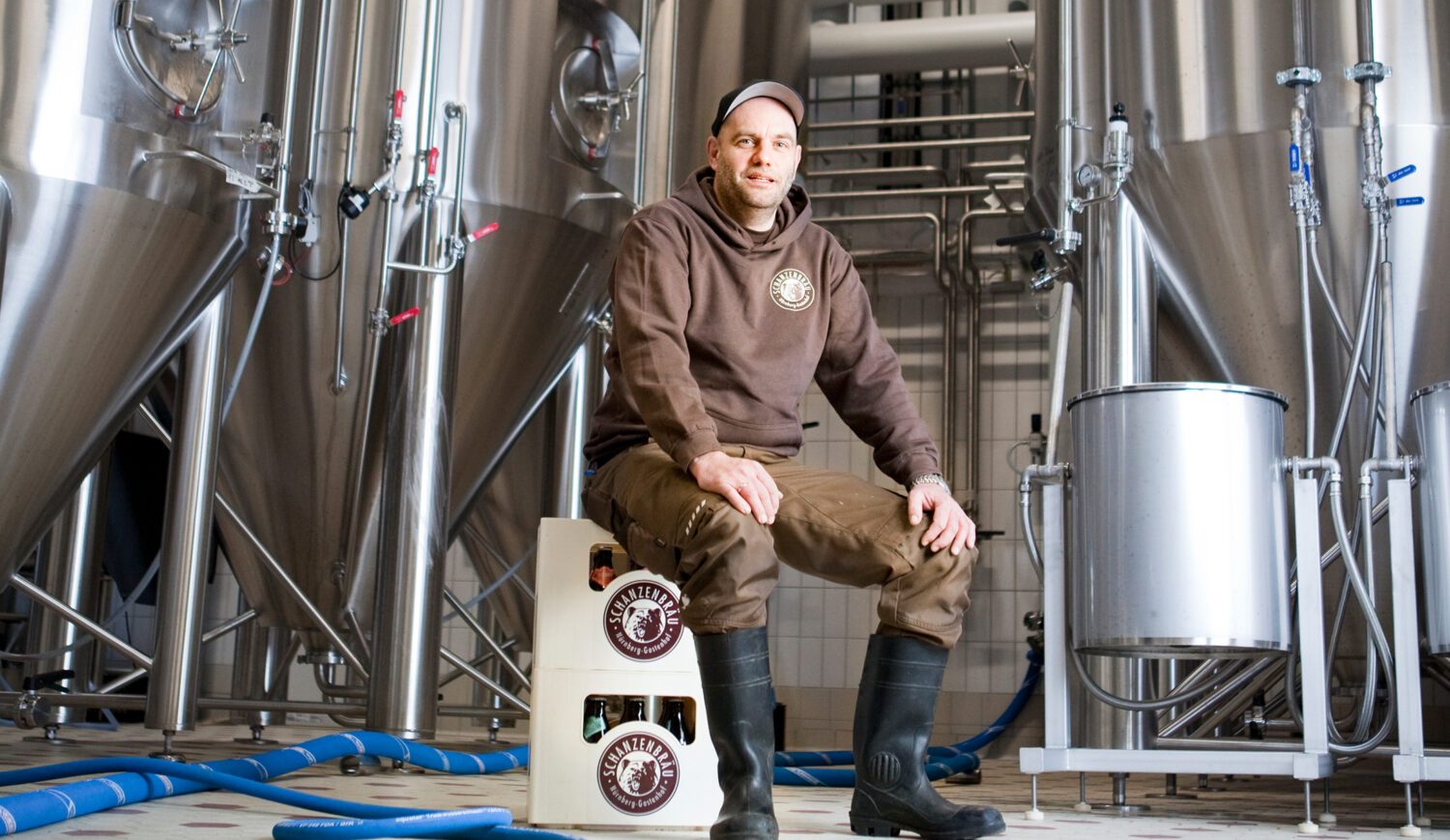 Stefan Stretz is a brewer and brews his own beer in the scene quarter Gostenhof