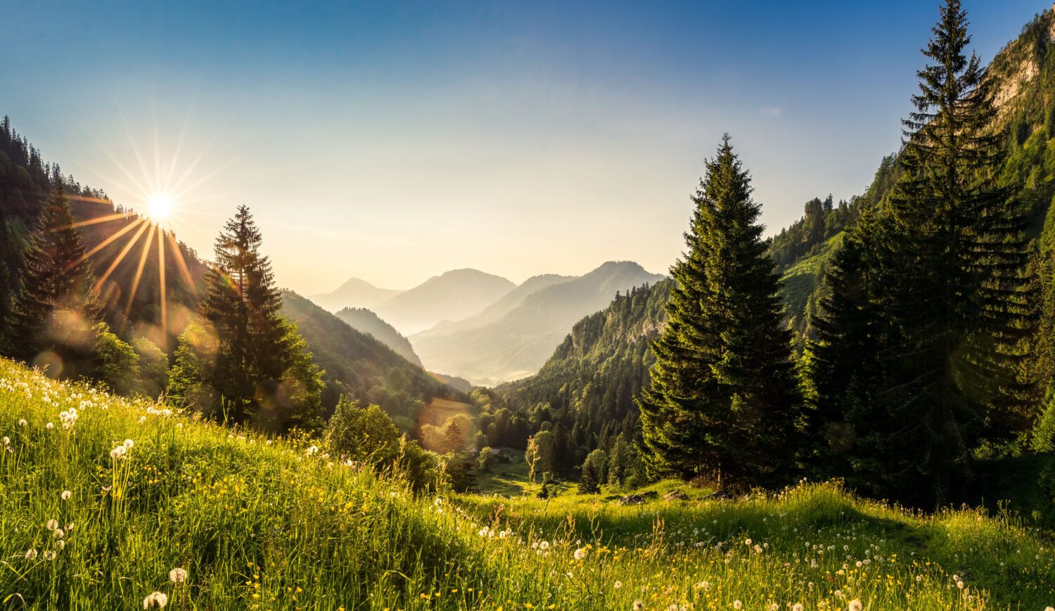 Ein Besuch in Ruhpolding lohnt sich vor allem auch für das schöne Bergpanorama © Ruhpolding Tourismus GmbH