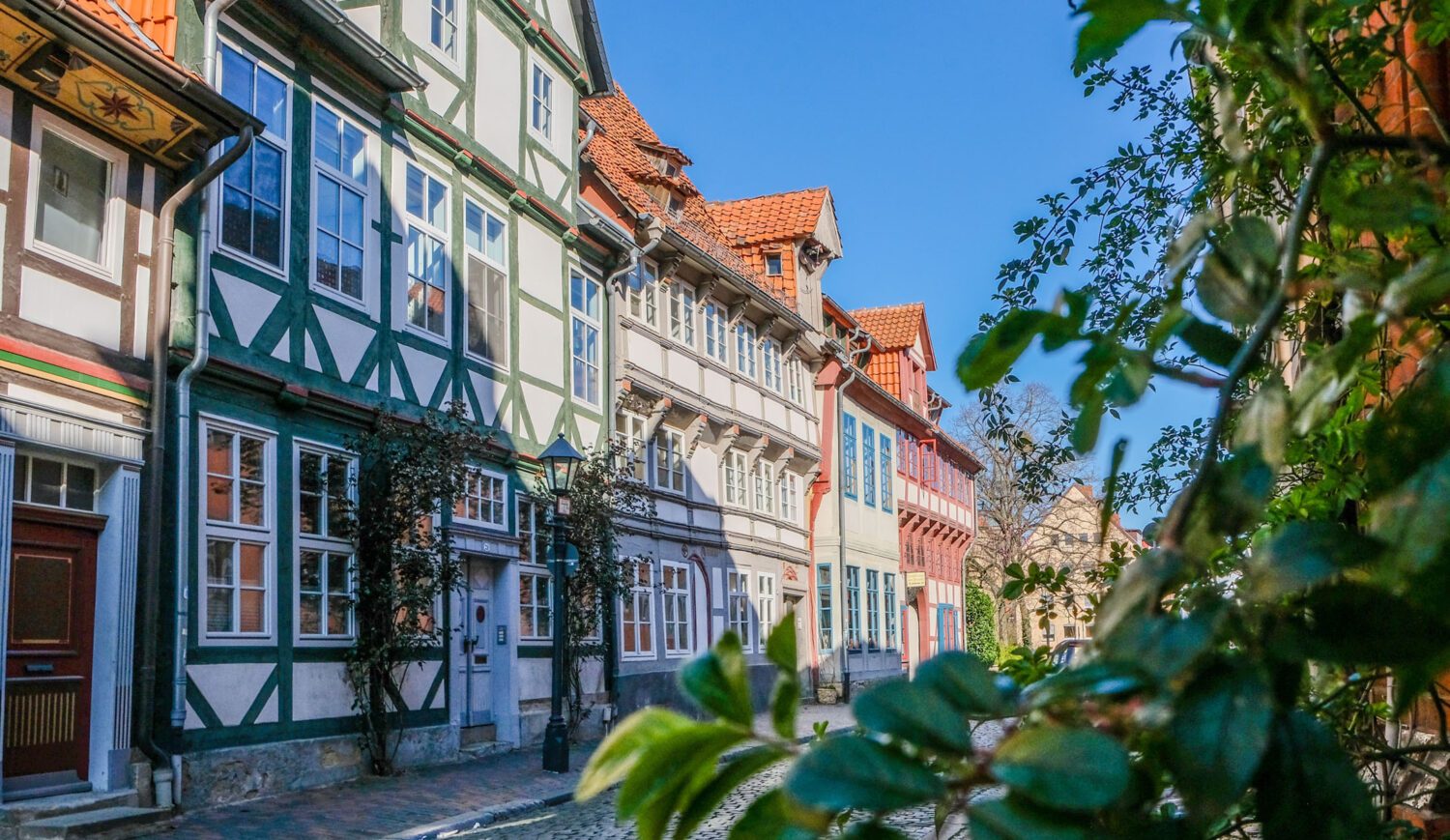 The old half-timbered quarter southeast of downtown Hildesheim gave you an impression of what the old bishop's town looked like in the Middle Ages © Hildesheim Marketing GmbH / Clemens Heidrich