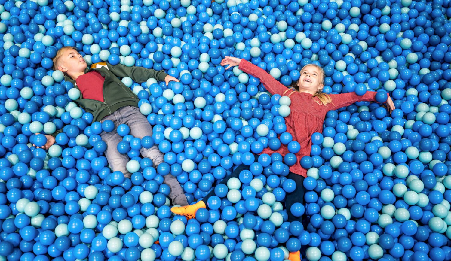 Relaxing in the sea of balls - even little Vikings need a break © TMV/Tiemann