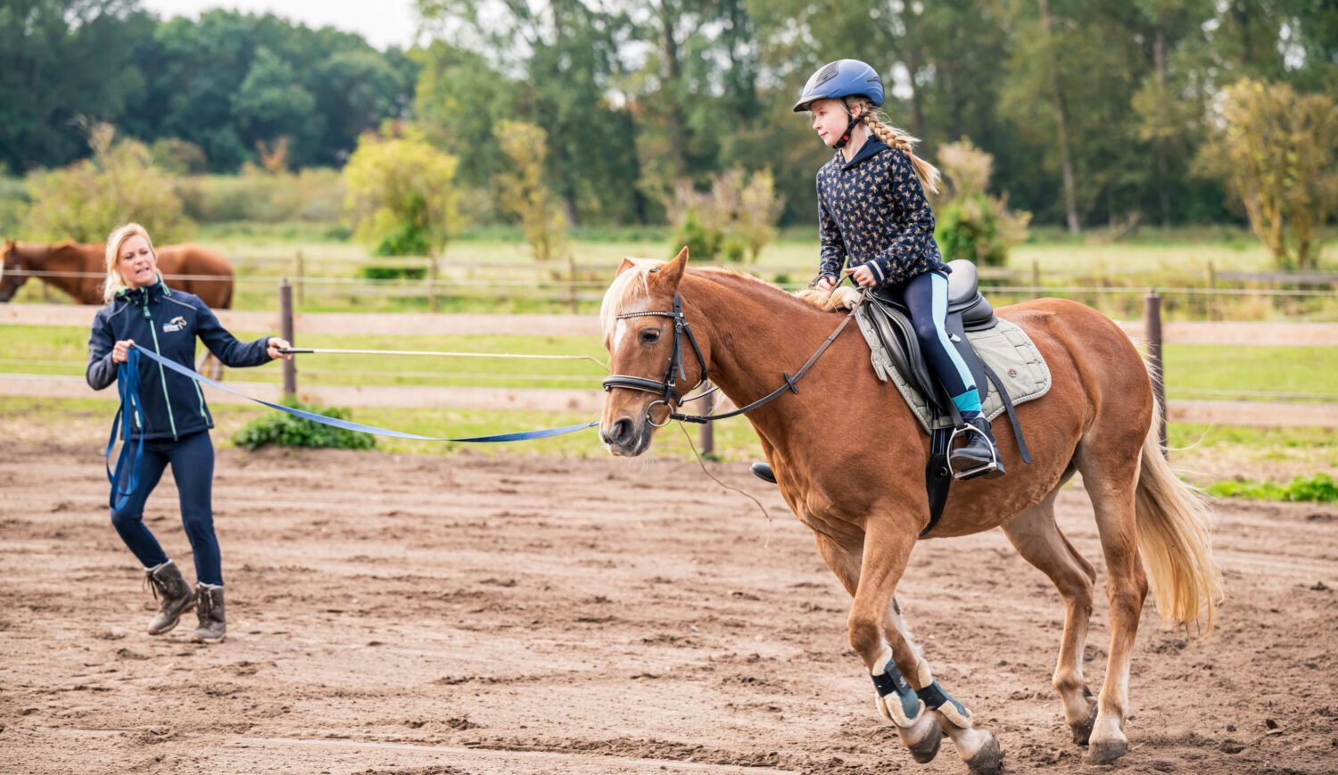 Ponyreiten, Voltigieren und geführte Ausritte für Kinder ab 3 Jahren: der Reiterhof in Boltenhagen ist der ideale Urlaubsort für Pferdefreunde © TMV/Tiemann